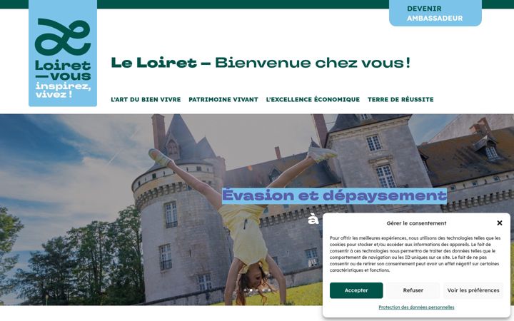 Screenshot of loiretvous.fr
