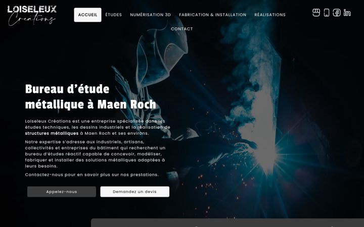 Screenshot of loiseleux-creations.fr