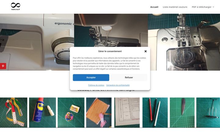 Screenshot of loisircrea.fr