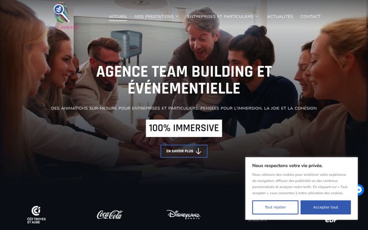 Screenshot of loisirsimmersifs.fr