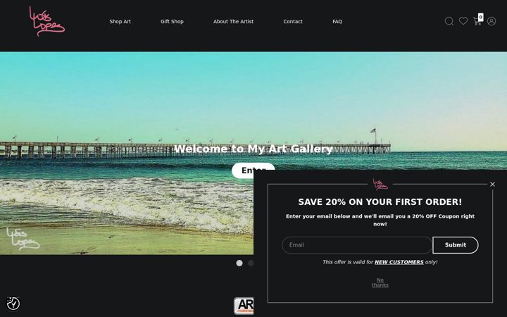 Screenshot of loislopez.com