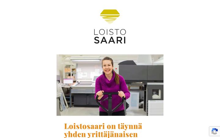 Screenshot van loistosaari.fi