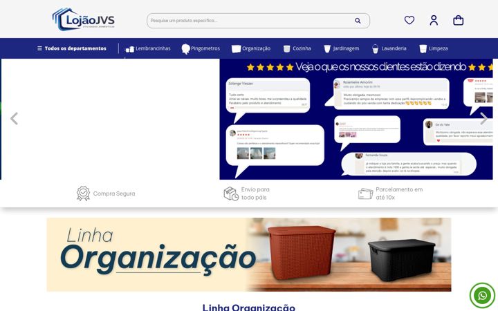 Screenshot of lojaojvs.com.br