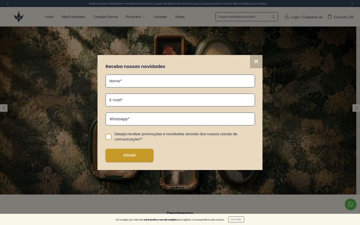 Screenshot of lojapavo.com.br