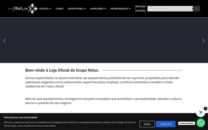 Screenshot of lojarelux.com.br