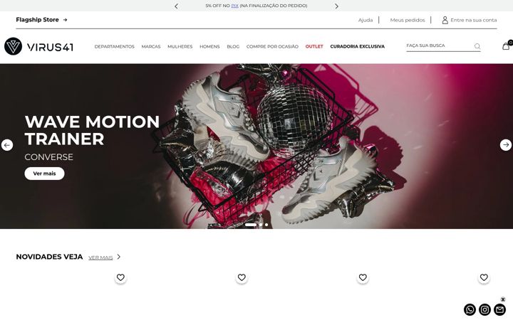 Screenshot of lojavirus.com.br