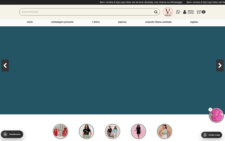 Screenshot of lojavistase.com.br