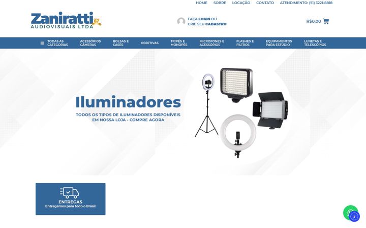 Screenshot of lojazaniratti.com.br