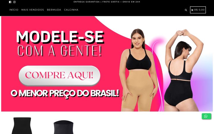 Screenshot of lojinhadela.com.br