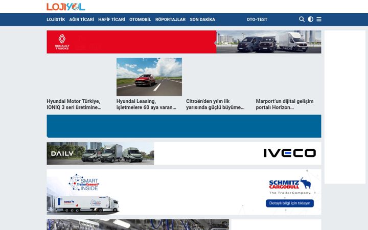 Screenshot of lojiyol.com