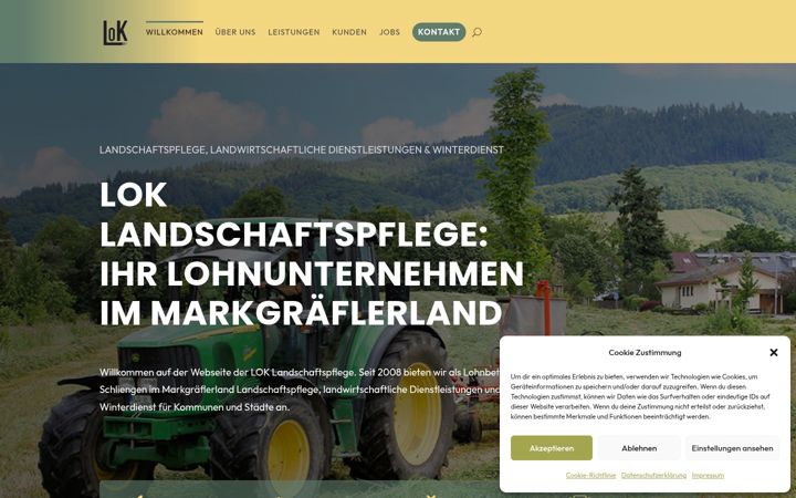 Screenshot of lok-landschaftspflege.de