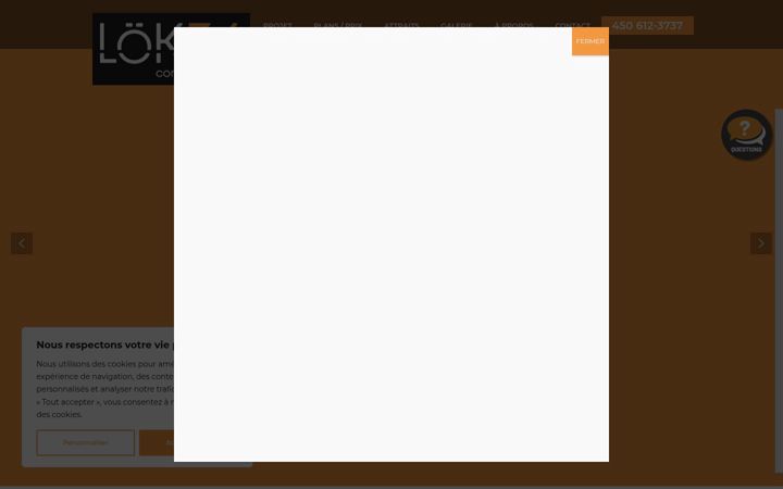 Screenshot of lok36.com