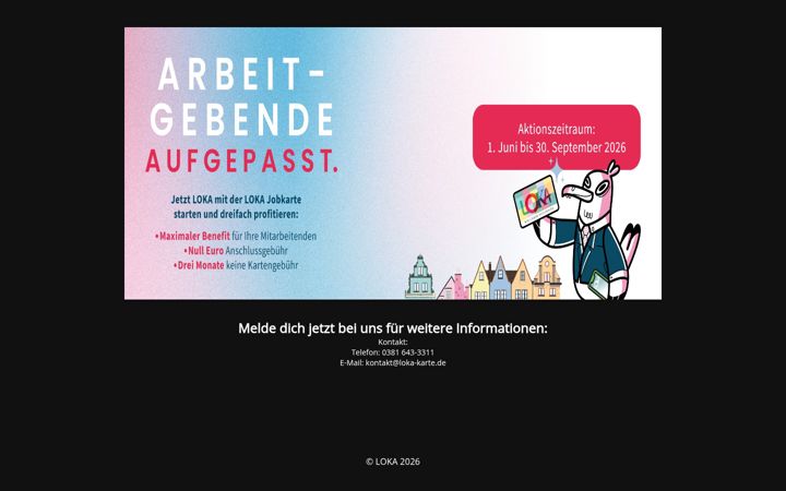 Screenshot of loka-karte.de
