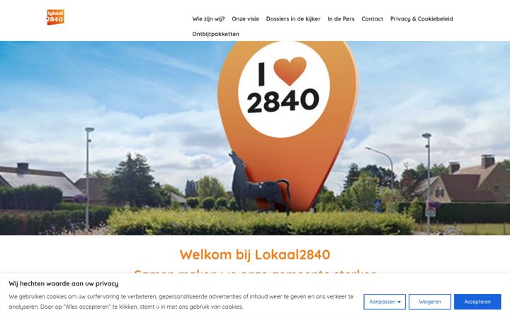 Screenshot of lokaal2840.be