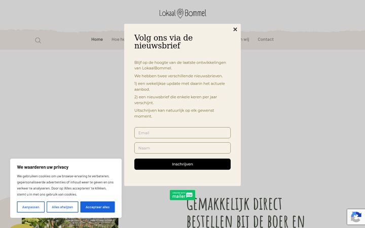 Screenshot of lokaalbommel.nl