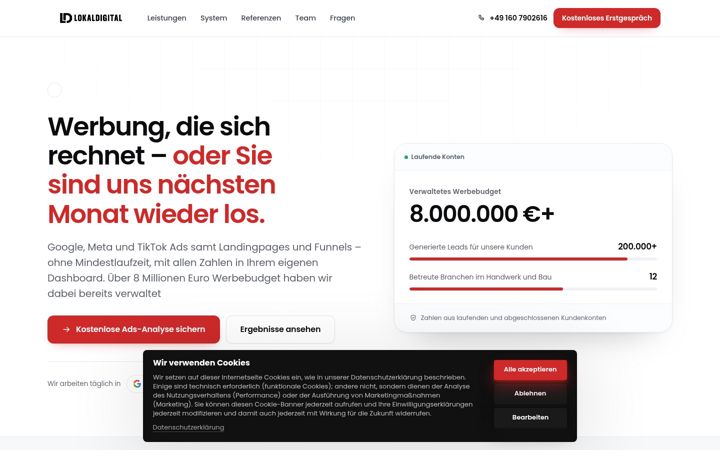 Screenshot of lokal-digital.de