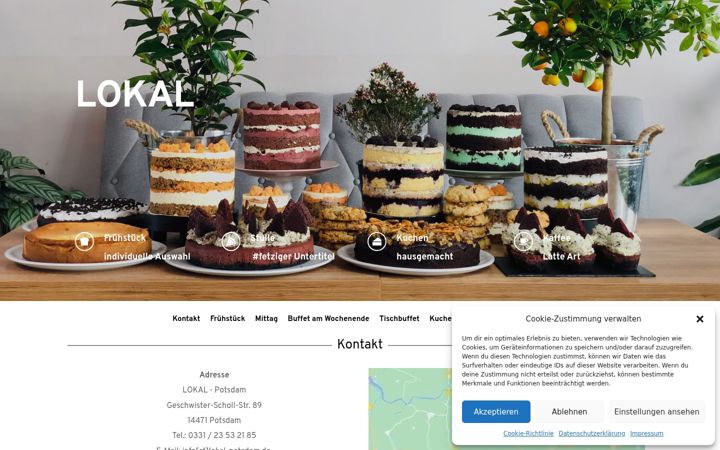 Screenshot of lokal-potsdam.de