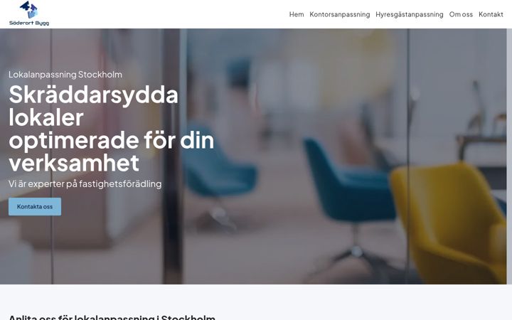 Screenshot of lokalanpassningstockholm.se
