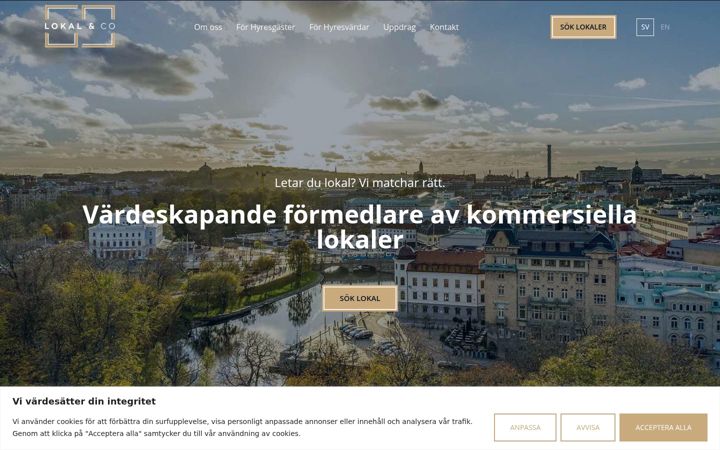 Screenshot of lokalco.se