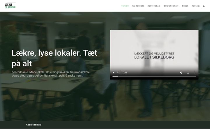 Posnetek zaslona lokalesilkeborg.dk