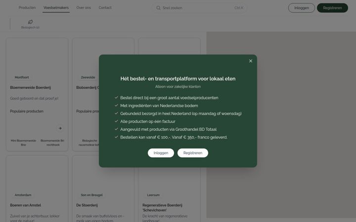 Screenshot of lokalist.nl