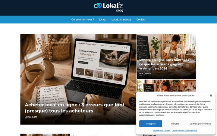 Screenshot of lokalizblog.fr