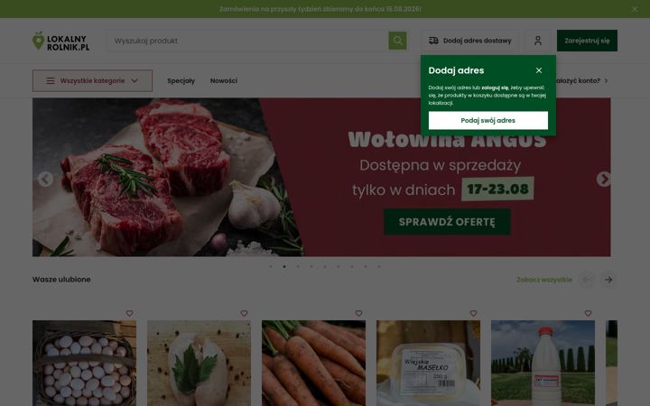 Screenshot of lokalnyrolnik.pl