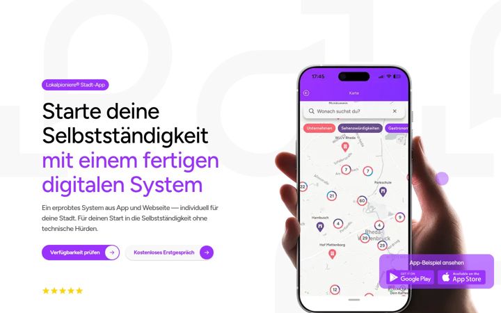 Screenshot of lokalpioniere.de