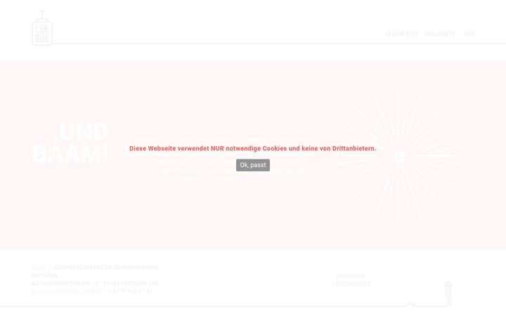 Screenshot of lokboxdesign.de