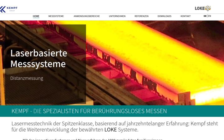 Screenshot of loke.de