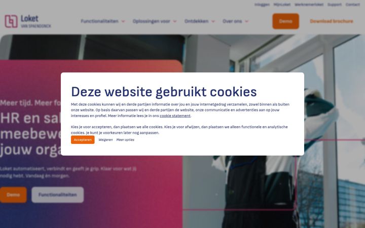 Posnetek zaslona loket.nl