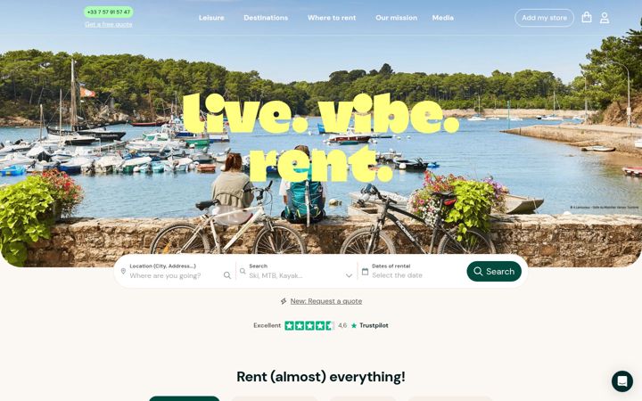 Screenshot of lokki.rent