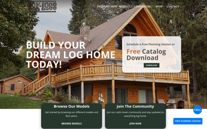 Screenshot of loknlogs.com