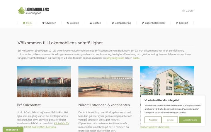 Screenshot of lokomobilen.se