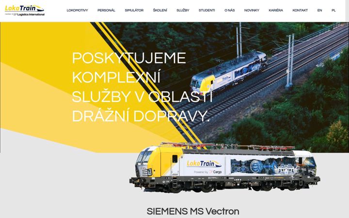 Screenshot of lokotrain.eu