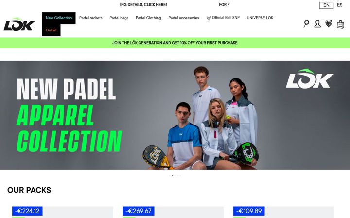 Screenshot of loksports.com