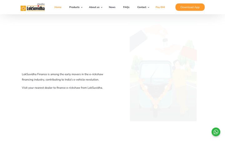 Screenshot of loksuvidha.com
