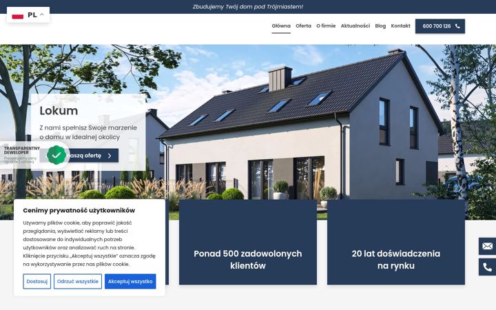 Screenshot of lokum.gda.pl