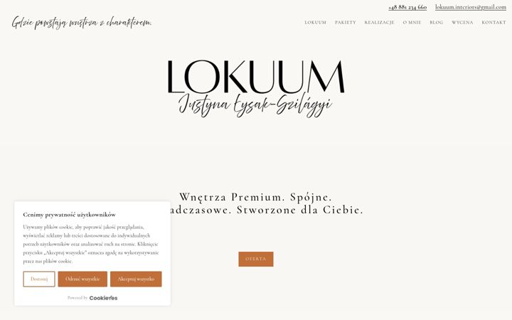 Screenshot of lokuum.pl