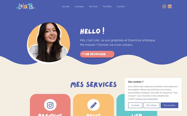 Screenshot of lola-taunaysalazar.fr