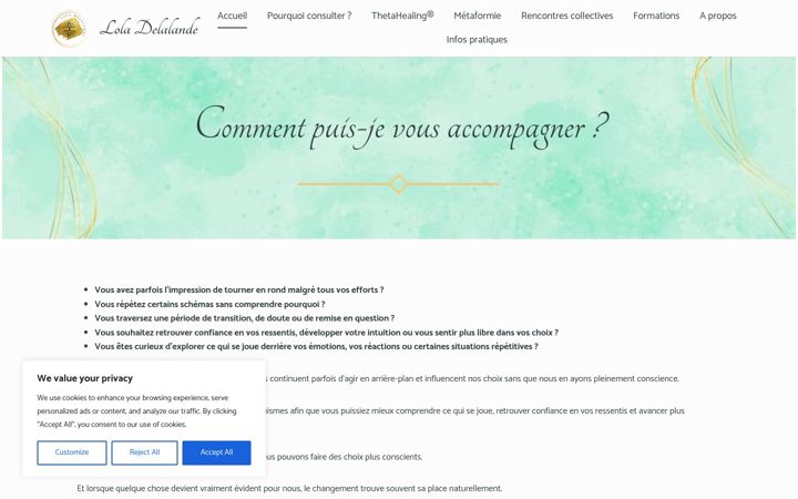 Screenshot of loladelalande.com