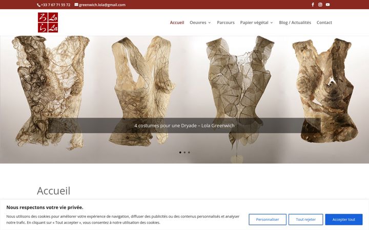 Screenshot of lolagreenwich.com