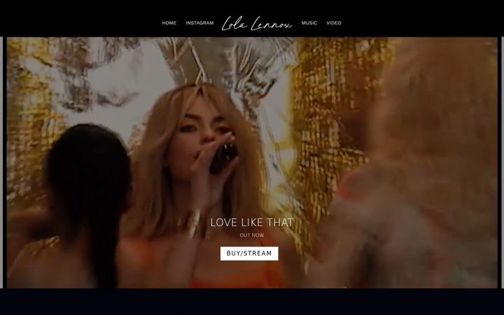 Screenshot of lolalennox.com