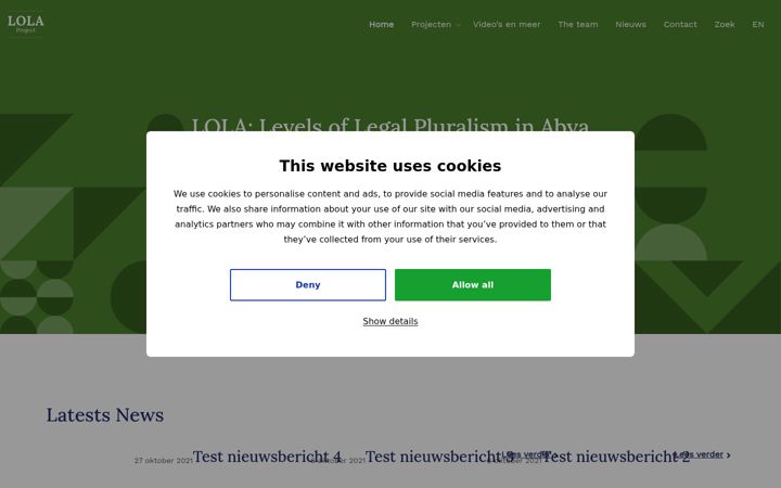 Screenshot of lolaproject.nl