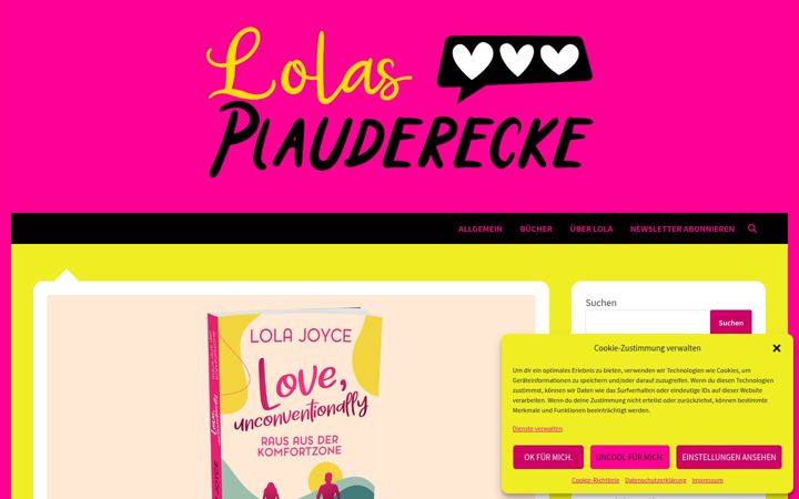 Screenshot of lolas-plauderecke.de