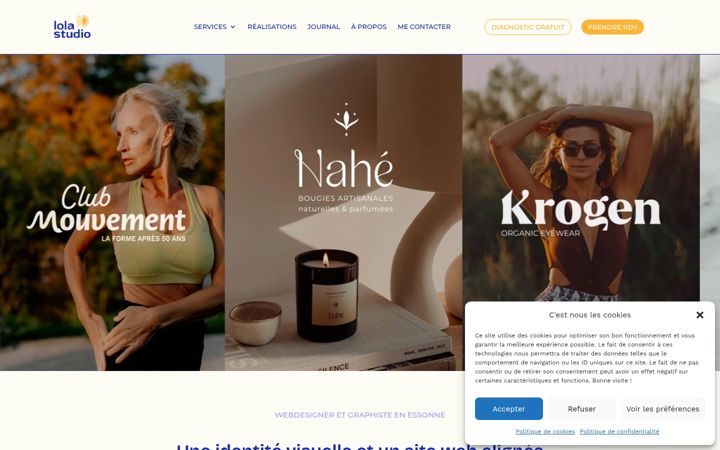 Screenshot of lolastudio.fr
