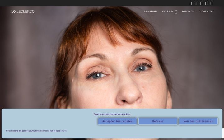 Screenshot of loleclercq.com
