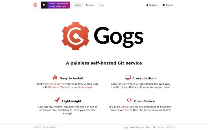 Screenshot of lolg.it