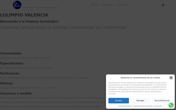 Screenshot of lolimpiovalencia.com