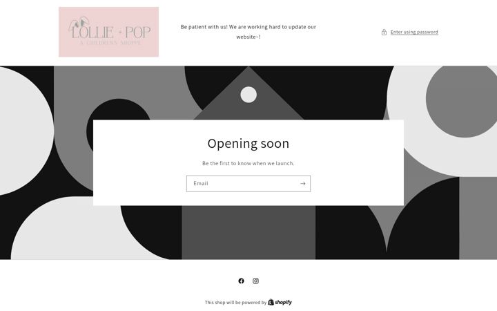 Screenshot of lollieandpopshoppe.com